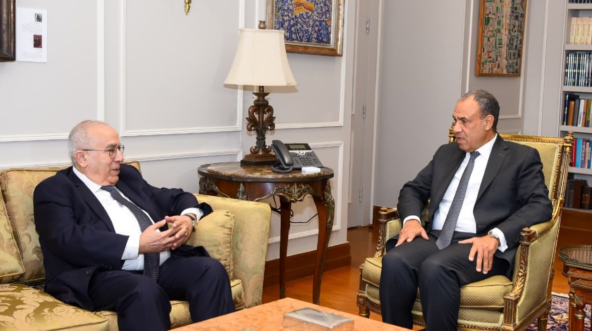  وزير الخارجية والهجرة، بدر عبدالعاطي والمبعوث الشخصي للأمين العام للأمم المتحدة إلى السودان، رمطان لعمامرة