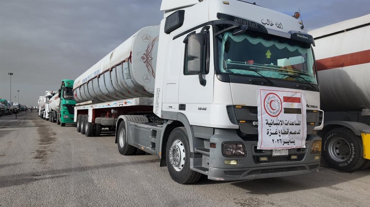 قافلة “زاد العزة.. من مصر إلى غزة” رقم 115