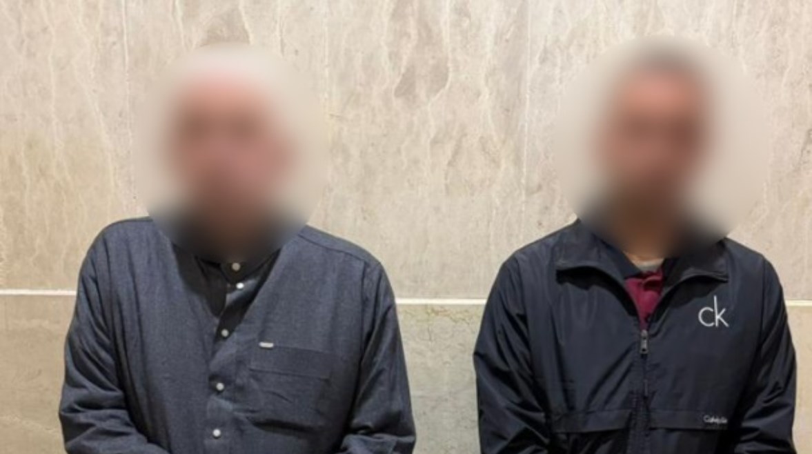 المتهمان وجانب من الواقعة