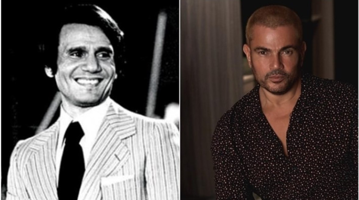 عبدالحليم وعمرو دياب