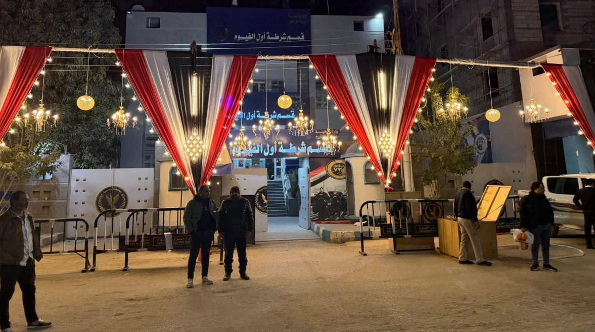 صورة من الاستعدادات للاحتفال بعيد الشرطة 