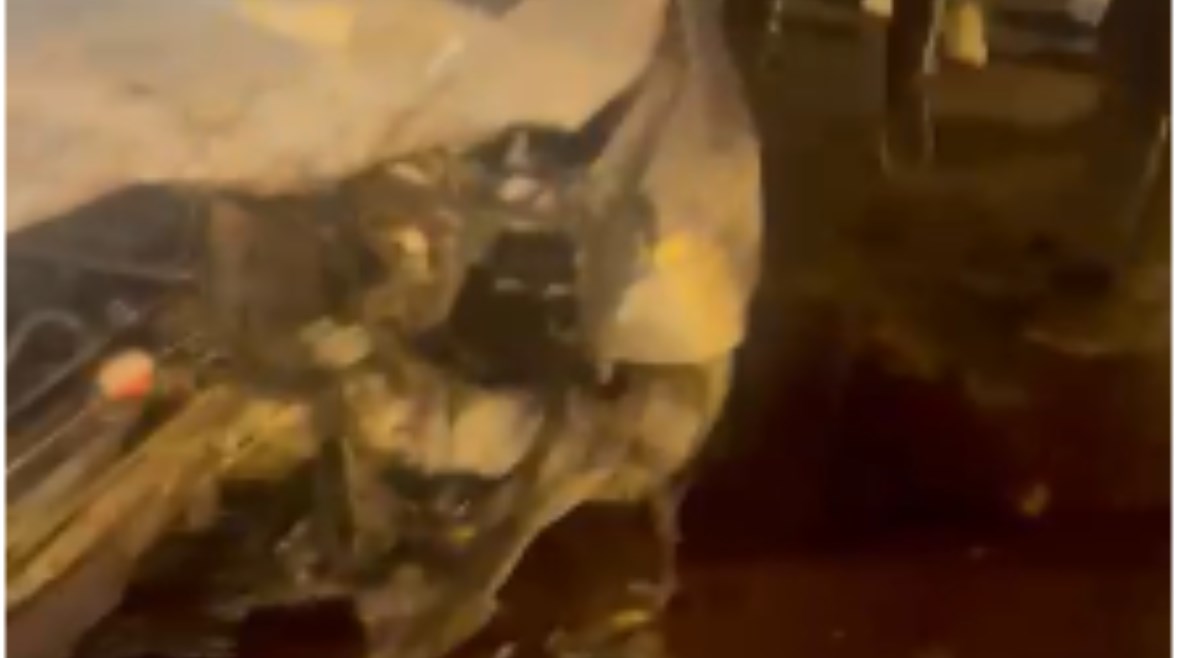 جانب من حادث انقلاب سيارة ملاكي أعلى الدائري