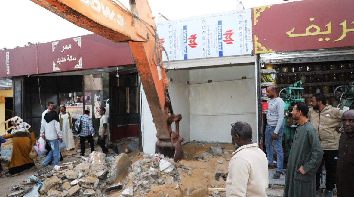 حملة لإزالة الأكشاك العشوائية