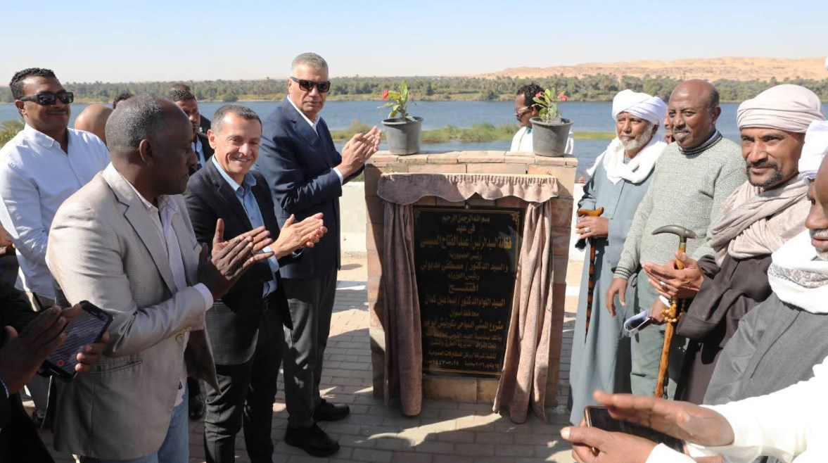 محافظ أسوان يفتتح  كورنيش النيل بأبو هور بمركز نصر النوبة
