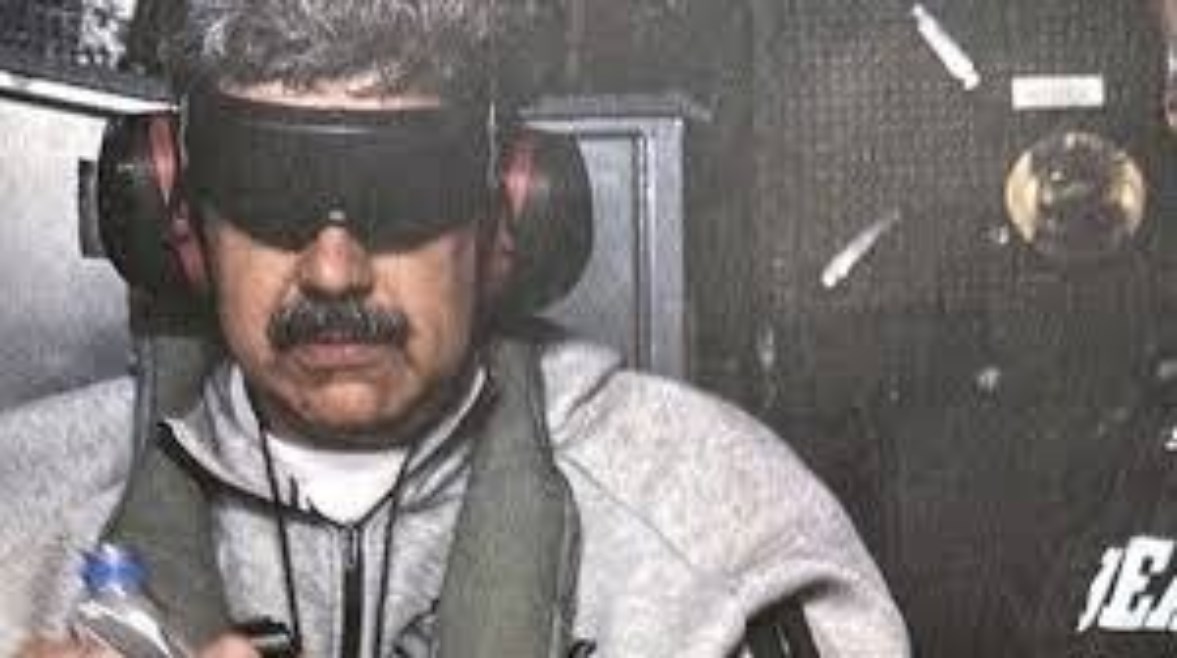 نيكولاس مادورو أثناء القبض عليه