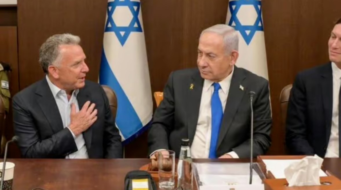 بنيامين نتنياهو مع ستيف ويتكوف