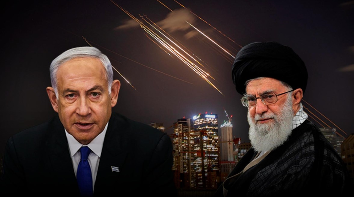 المرشد الإيراني علي خامنئي ورئيس الوزراء الإسرائيلي بنيامين نتنياهو