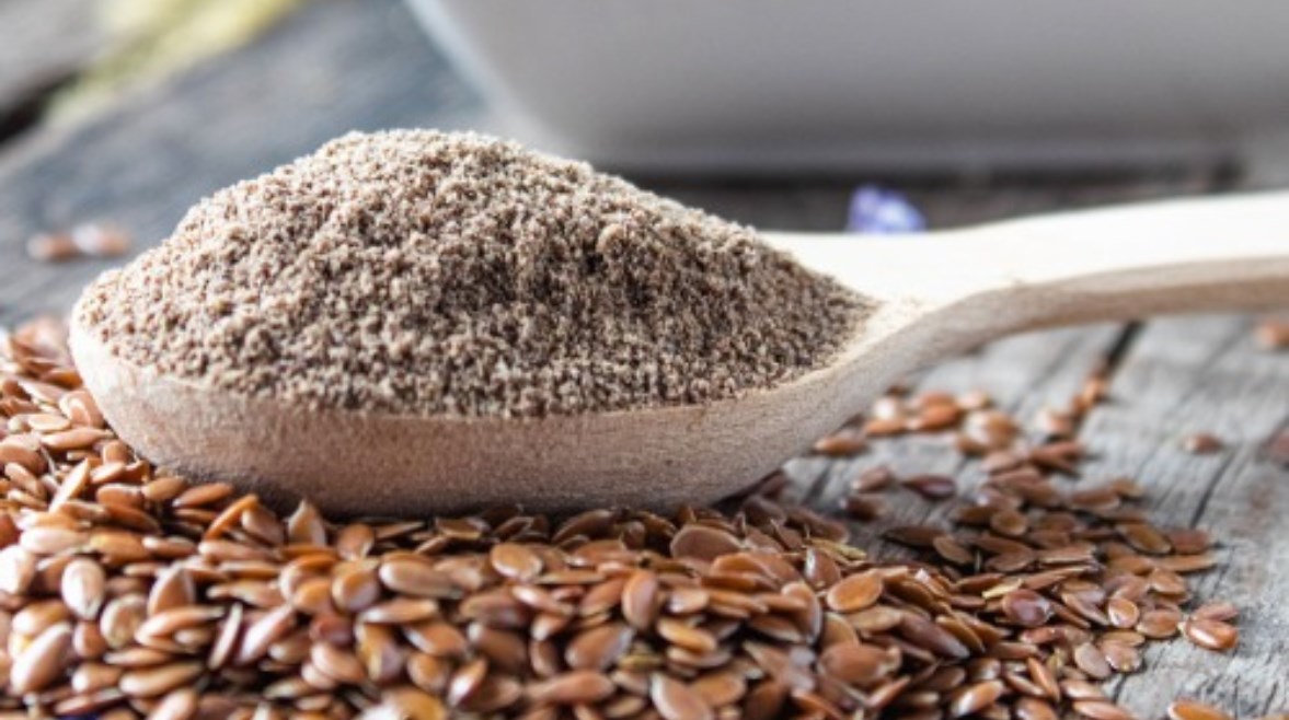 بذور الكتان المطحونة