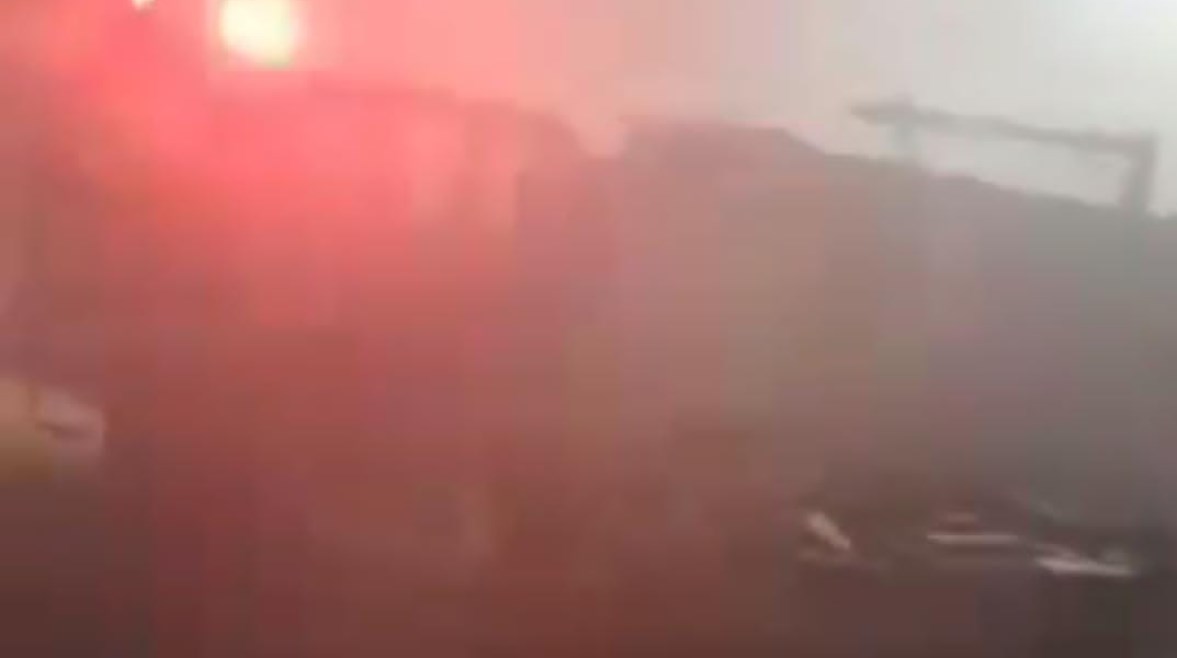 صورة من الحريق