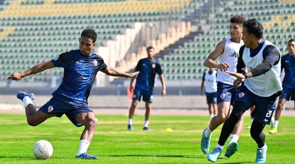 تدريبات لاعبي الزمالك 