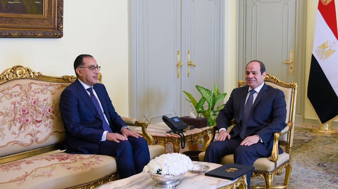 الرئيس السيسي ورئيس الوزراء 