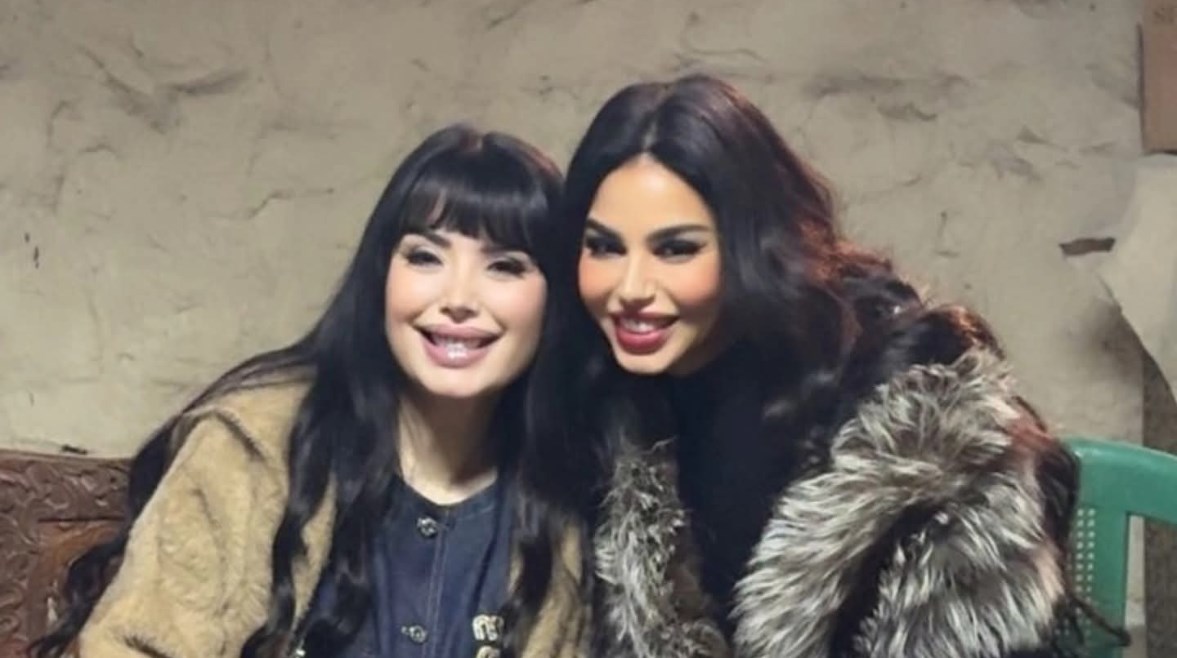 الفنانة عبير صبري من كواليس البخت 