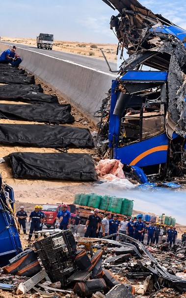 حادث طريق أسيوط الغربي