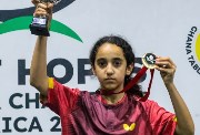  زينة فاروق لاعبة نادي الزمالك لتنس الطاولة