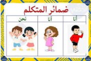 تدريبات على ضمائر المتكلم مع الحل