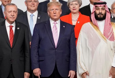 ترامب واردوغان وبن سلمان