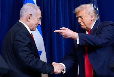 الرئيس الأمريكي دونالد ترامب ونتنياهو