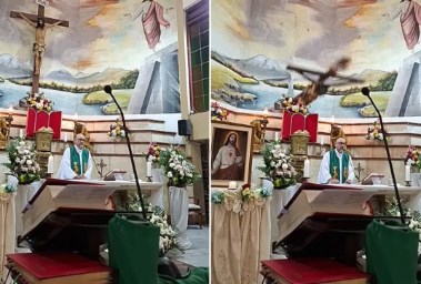 وفاة كاهن كاثوليكي بعد سقوط صليب ضخم عليه