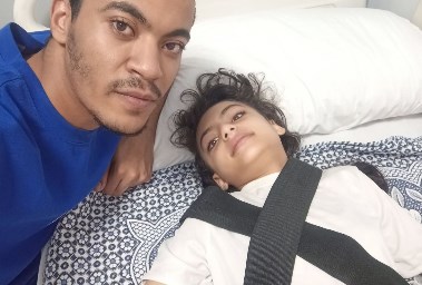 لاعبة الجودو شذى المصابة بحادث الشيخ فضل بالمنيا