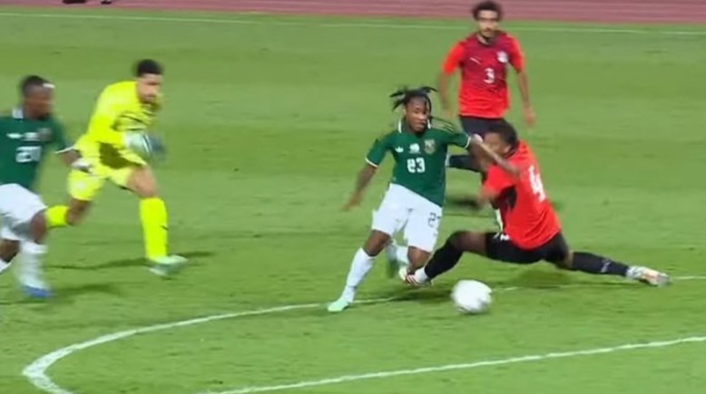هدف جنوب أفريقيا أمام مصر 