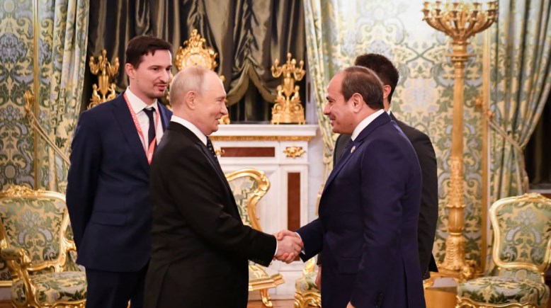 الرئيس السيسي ونظيره الروسي