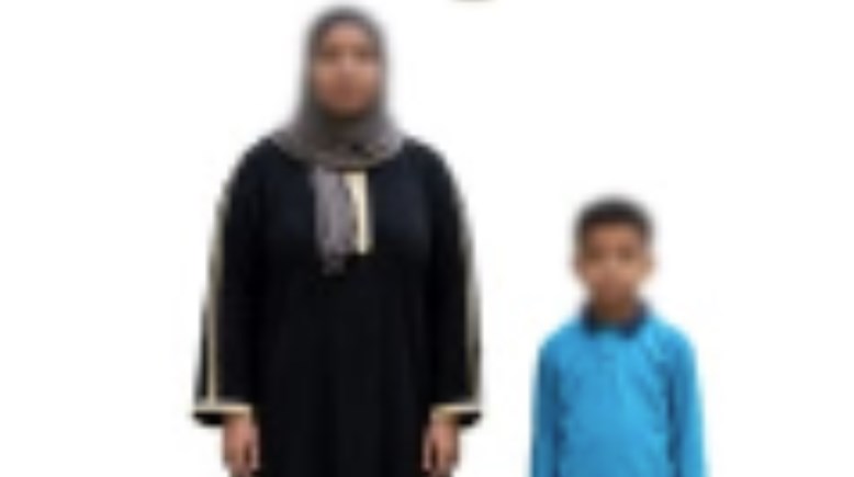 السيدة ونجلها