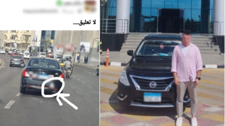 المتهم وجانب من الواقعة 