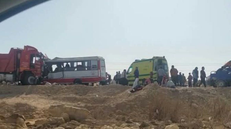 حادث تصادم بني سويف 