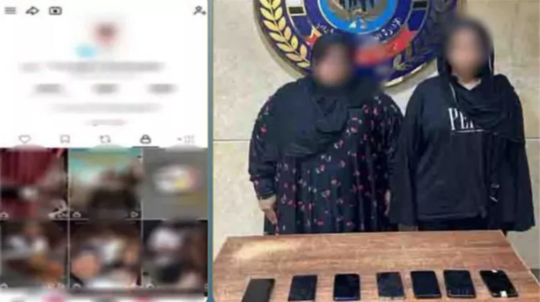 المتهمين وجانب من الواقعة 