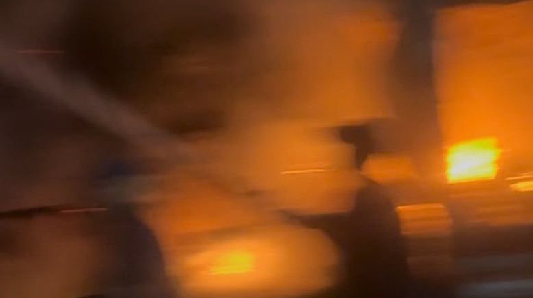 حريق القاعة فى نجع حمادي بقنا 