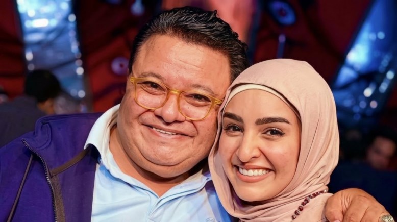 المخرج خالد جلال والمطربة هلا رشدي