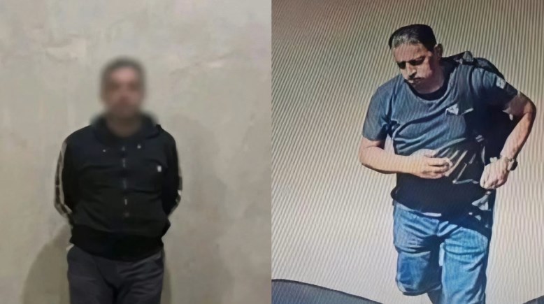 صورة من كاميرات المراقبة للمتهم - صورة بيان الداخلية