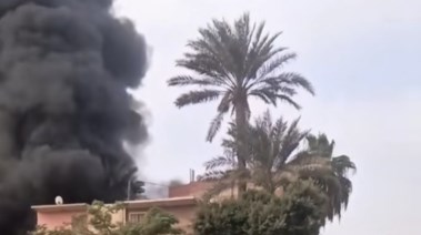 جانب من الحريق 