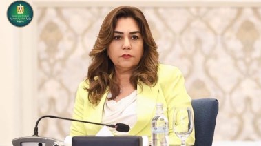 منال عوض وزيرة التنمية المحلية والبيئة