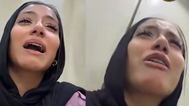 الفتاة خلال استغاثتها