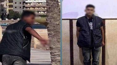 المتهم وجانب من الواقعة 
