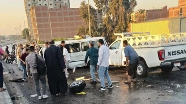 حادث قها بالقليوبية