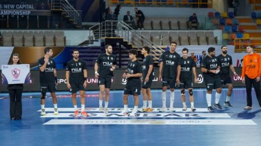 صورة أرشيفية لفريق يد الزمالك 