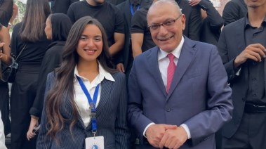نورين السيد، طالبة كلية القانون بالجامعة الألمانية في القاهرة