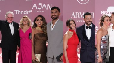 إطلالات النجوم مع أزواجهم
