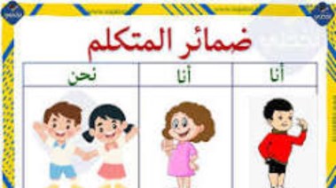 تدريبات على ضمائر المتكلم مع الحل