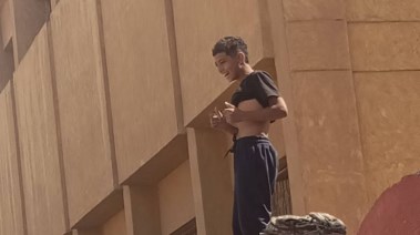 المتهم وجانب من الواقعة 