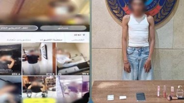 المتهم وجانب من الواقعة 