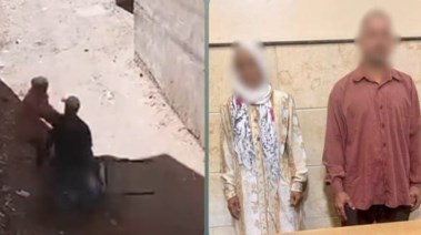المتهمين وجانب من الواقعة 