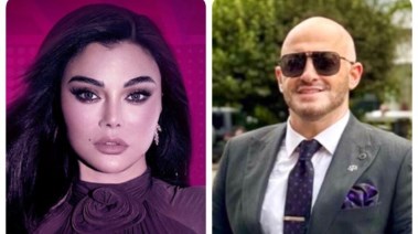  المستشار شريف حافظ  والفنانة هيفاء وهبي