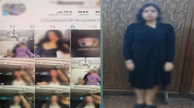 المتهمة وجانب من الواقعة 