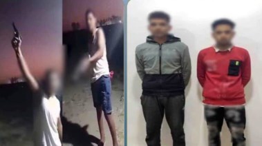 المتهمين وجانب من الواقعة 