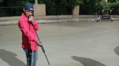 لحظة ظبط الكلب الضال