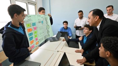  طلاب مدرسة STEM
