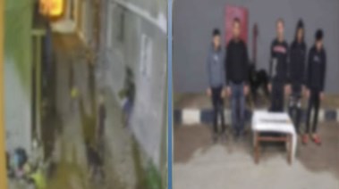 المتهمين وجانب من الواقعة